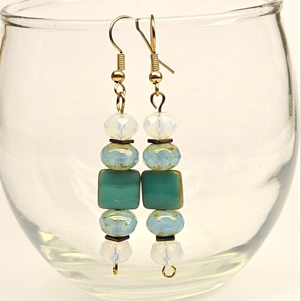 Turquoise Beaded Earrings